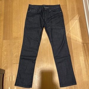 Joe’s dark blue stretchy jeans, W 36, the brixton fit